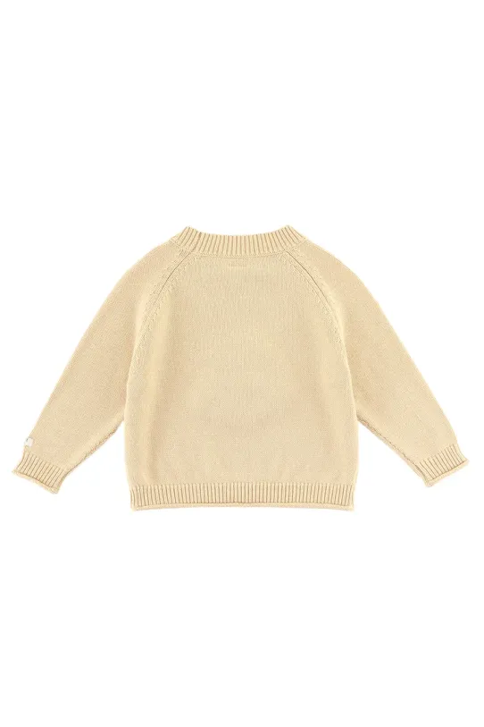 Dječji pamučni pulover Donsje Valenthe Sweater Bee 4098401.98.128 bež SS25