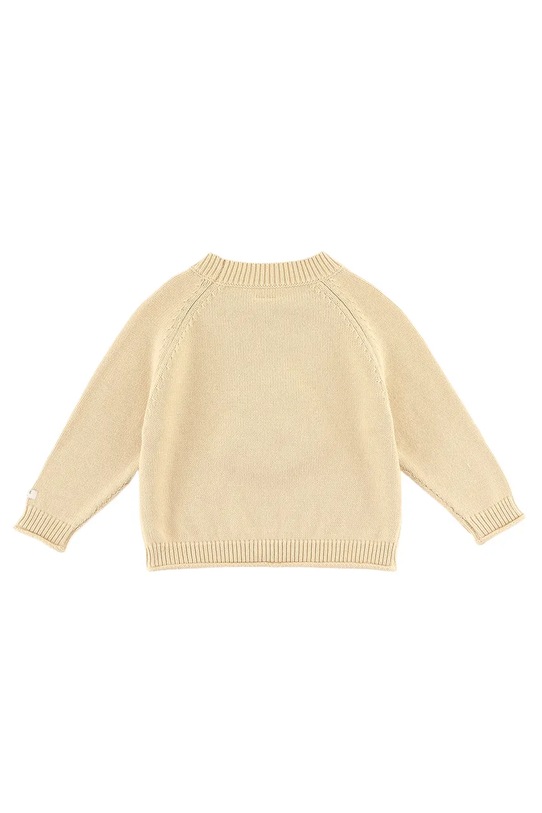 Chłopiec Donsje sweter bawełniany dziecięcy Valenthe Sweater Bee 4098401.98.128 beżowy
