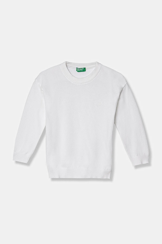 United Colors of Benetton pulover copii uni alb 1098G100U.P.Seasonal
