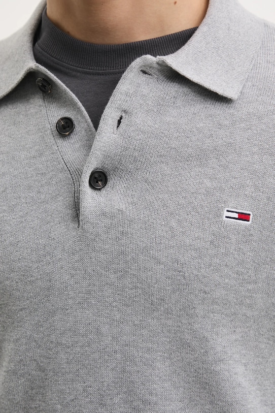 Tommy Jeans sweter bawełniany DM0DM20304 szary