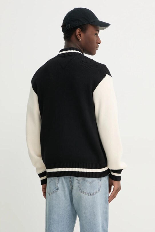 Oblečení Bavlněný kardigan Tommy Jeans DM0DM20306 černá