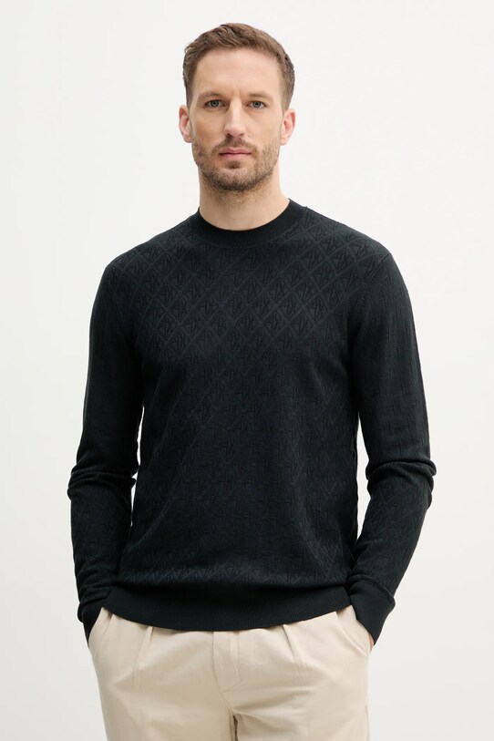Svetr Armani Exchange kulatý zelená XM000176.AF10454