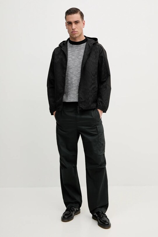 Armani Exchange pamut póló XM000175.AF11966 sötétkék SS25