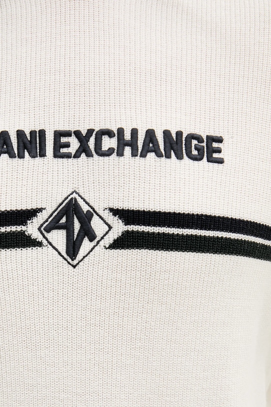 Bavlněný svetr Armani Exchange XM000180.AF11960 béžová