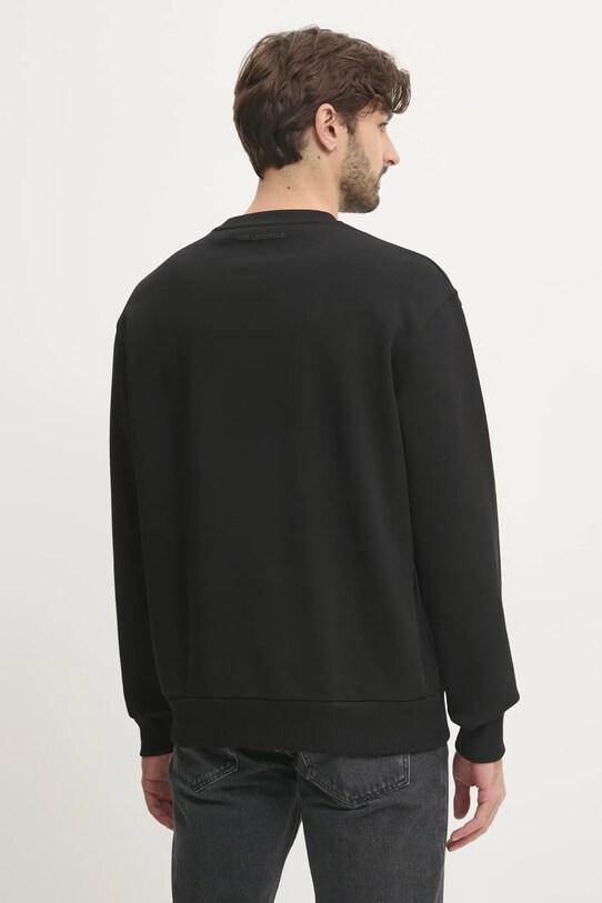 Îmbrăcăminte Karl Lagerfeld hanorac de bumbac 551904.705186 negru