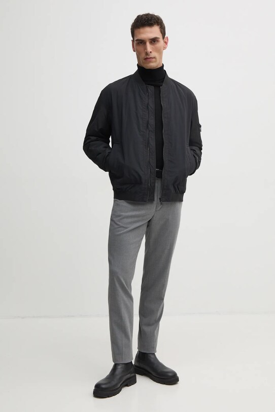 Вовняний светр Karl Lagerfeld 551309.655094 чорний SS25