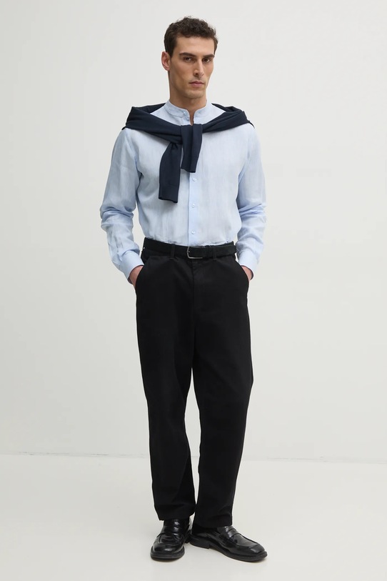 Karl Lagerfeld sweter bawełniany 551301.655088 granatowy SS25