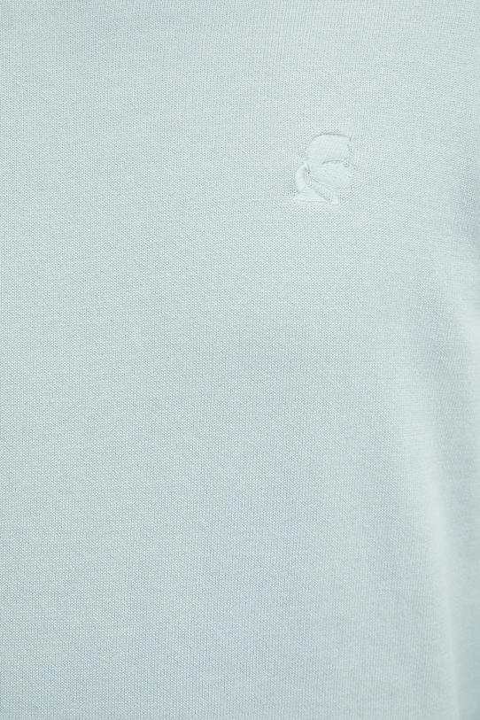 Bavlněný svetr Karl Lagerfeld 551301.655088 tyrkysová