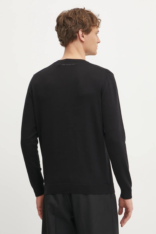 Odzież Karl Lagerfeld sweter bawełniany 551301.655088 czarny