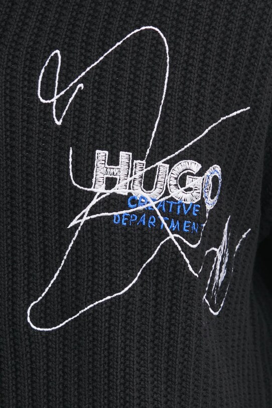 Kardigán Hugo Blue 50535271 čierna