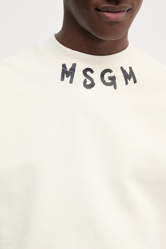 MSGM bluza bawełniana 3840MM103.257000 beżowy