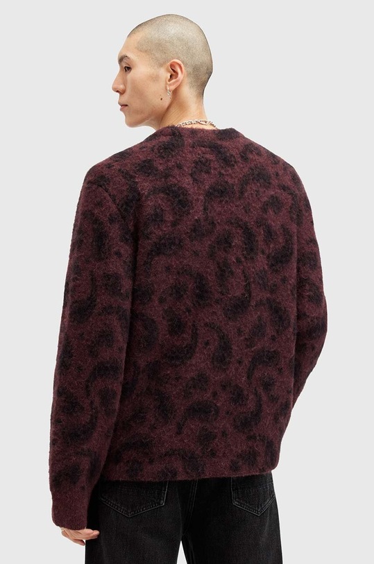 Odzież AllSaints kardigan wełniany BANCAT M020KB multicolor