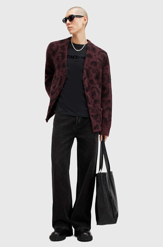 AllSaints kardigan wełniany BANCAT M020KB