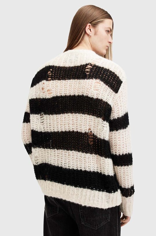 Вовняний светр AllSaints PIP білий M025KB