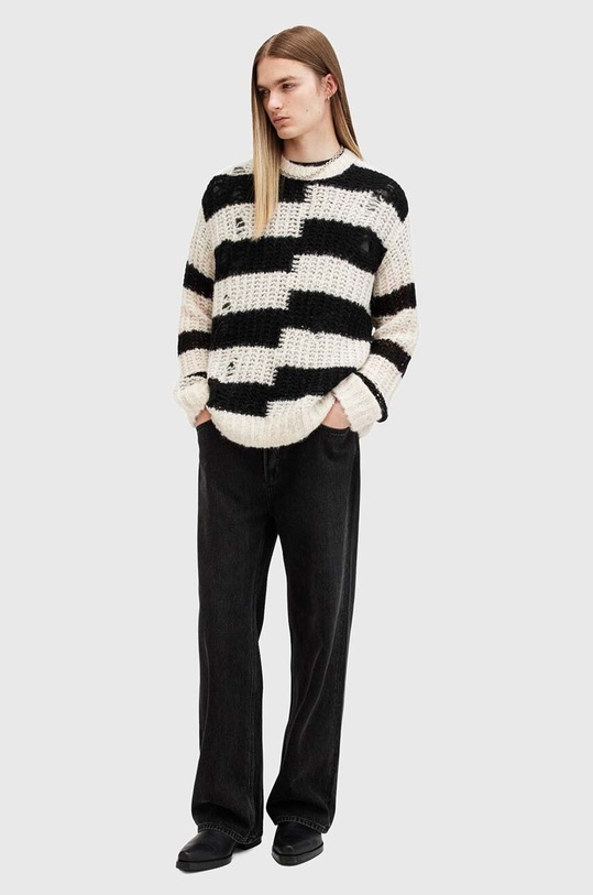 Vlnený sveter AllSaints PIP M025KB