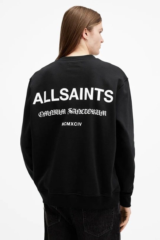 AllSaints bluza bawełniana SANCTUM czarny M028NB