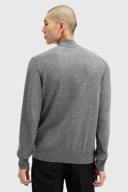 Odzież AllSaints sweter wełniany KILBURN MOCK M030KA szary