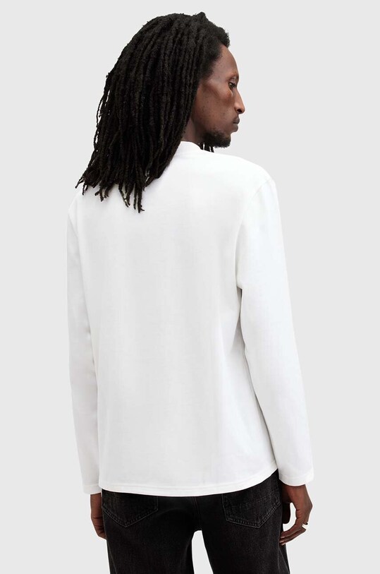Хлопковая кофта AllSaints NERO белый M038JB