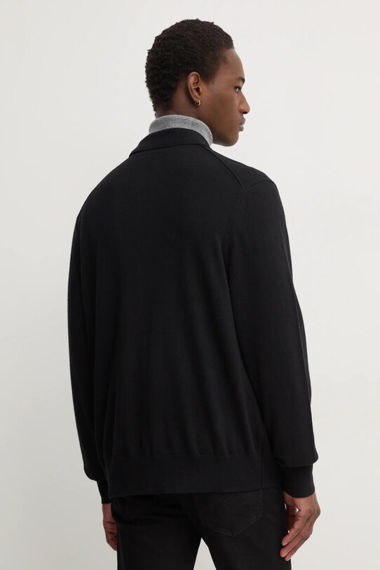 Одяг Вовняний кардиган AllSaints KILBURN M088KB чорний