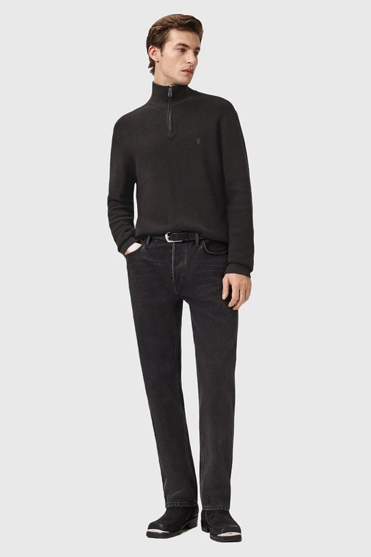 AllSaints sweter z dodatkiem wełny ASPEN M090KB