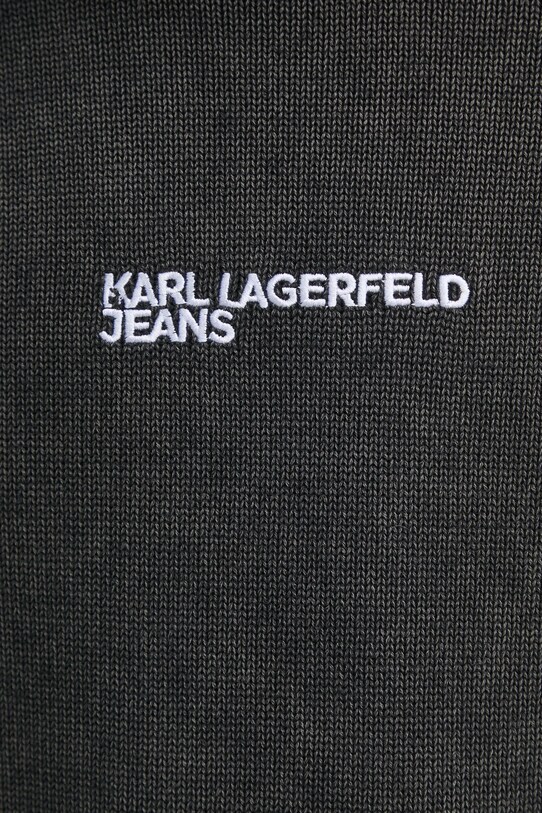 Бавовняний светр Karl Lagerfeld Jeans A1M18020 сірий