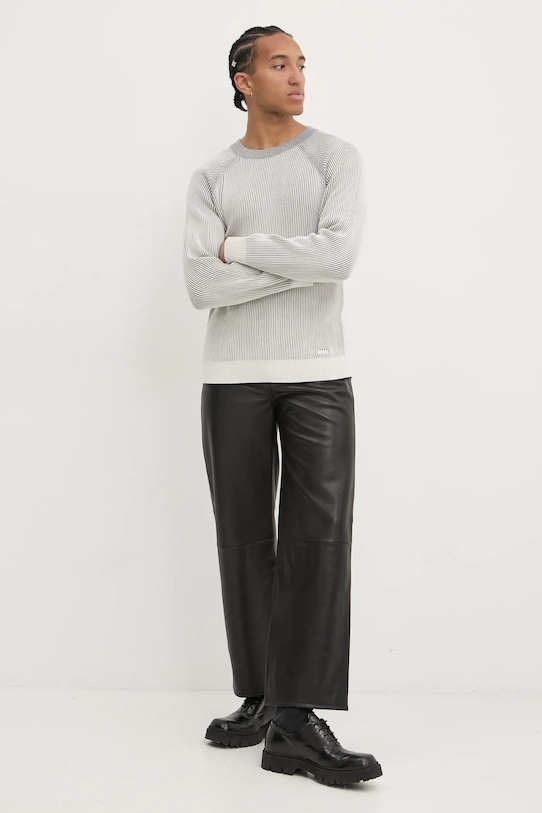 HUGO maglione in cotone 50531799 beige SS25