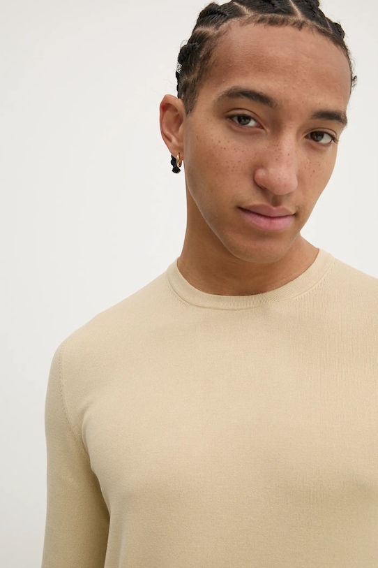 HUGO sweter beżowy 50532074