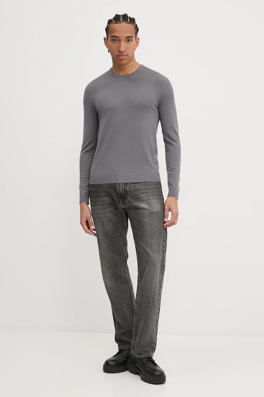 Светр HUGO 50532074 сірий SS25