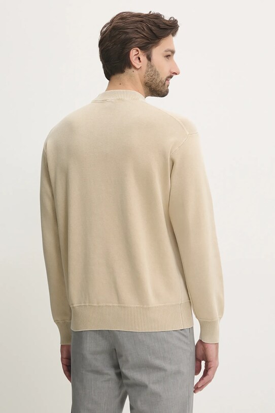 Одяг Бавовняний светр Boss Orange 50531503 бежевий