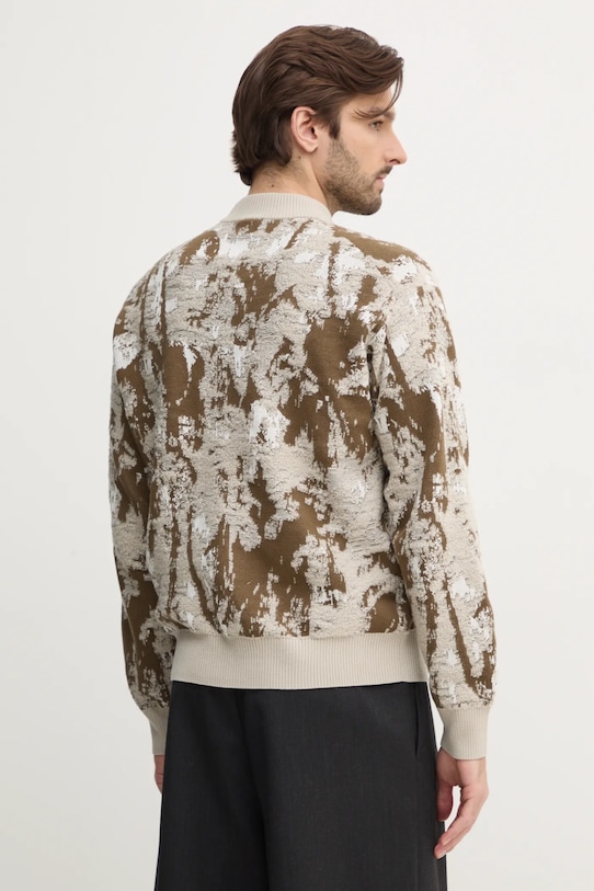 Oblečení Svetr z vlněné směsi Boss Orange 50531504 béžová