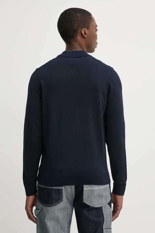 Odzież HUGO kardigan bawełniany 50531819 granatowy