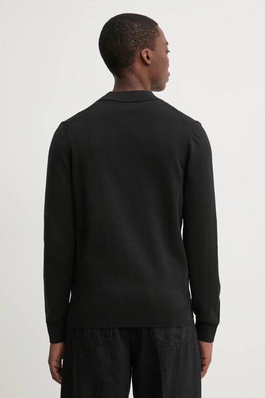 Odzież HUGO kardigan bawełniany 50531819 czarny