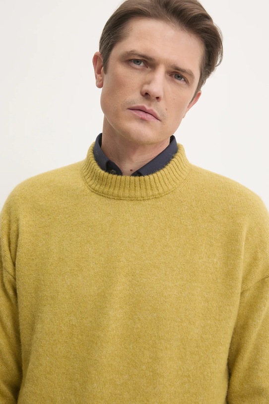 Calvin Klein Jeans maglione in misto lana giallo J30J326737