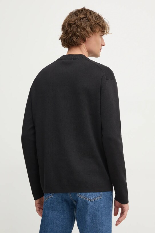 Одяг Бавовняний светр Calvin Klein Jeans J30J326741 чорний