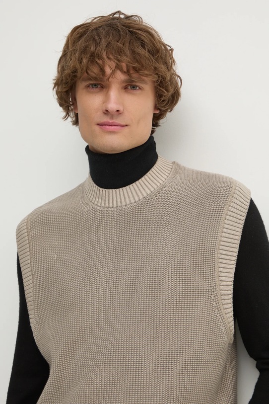 Calvin Klein Jeans sweter beżowy J30J326744