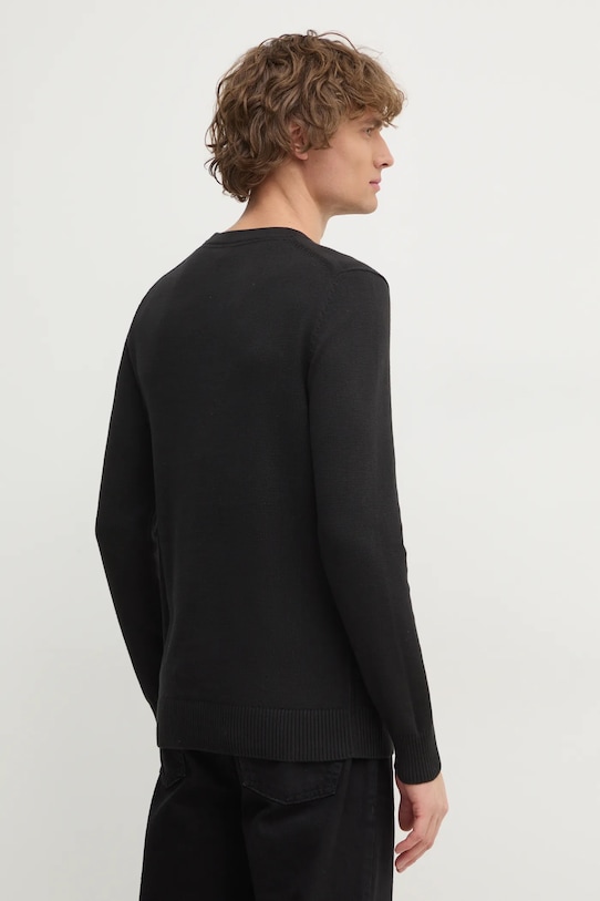 Oblečenie Bavlnený sveter Calvin Klein Jeans J30J326745 čierna