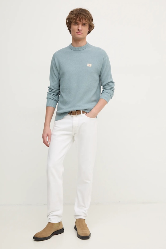 Calvin Klein Jeans maglione J30J326746 blu SS25