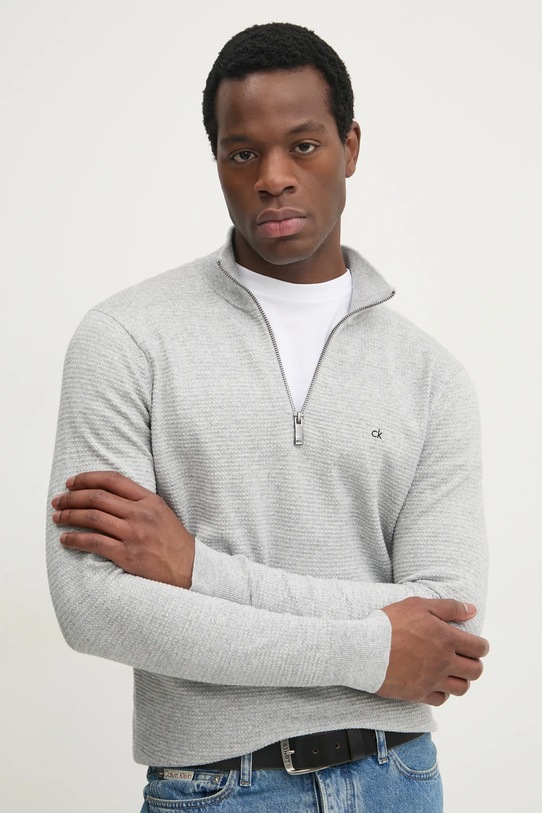 Oblečenie Sveter Calvin Klein K10K114120 sivá