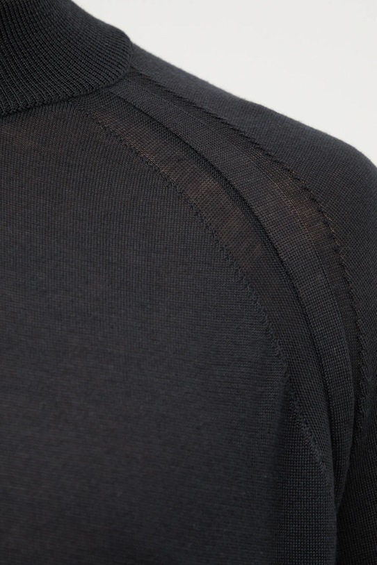Шерстяной свитер BOSS 50531154 чёрный