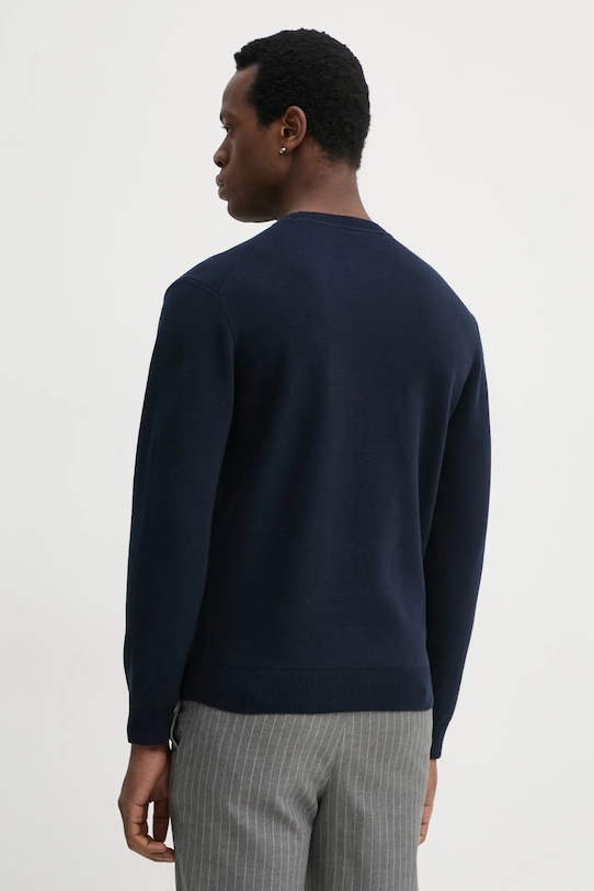 Odzież BOSS sweter bawełniany 50531574 granatowy
