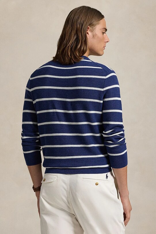 Polo Ralph Lauren sweter bawełniany 710955764 niebieski SS25