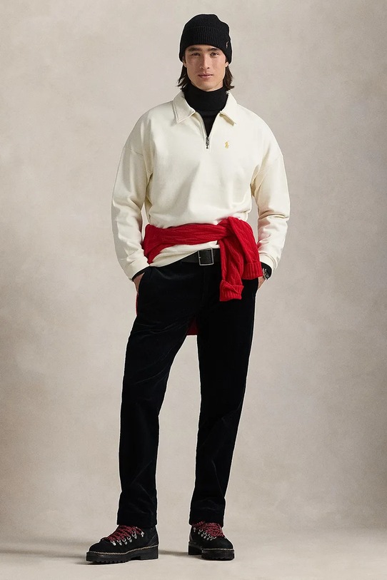 Ρούχα Βαμβακερό πουλόβερ Polo Ralph Lauren 710961601 μπεζ