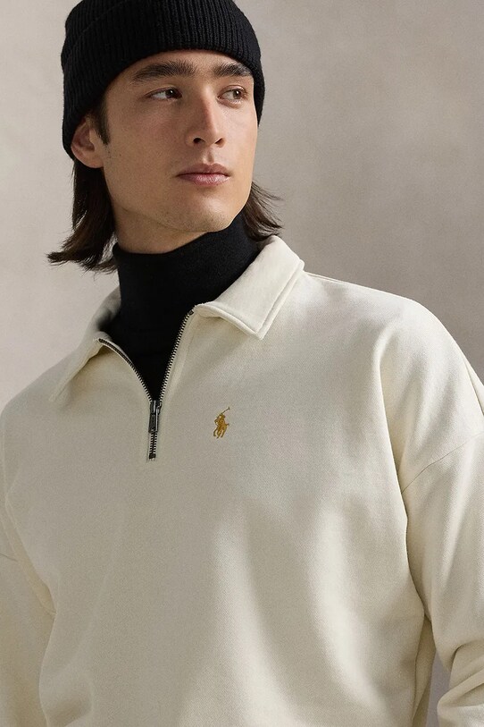 Бавовняний светр Polo Ralph Lauren бежевий 710961601