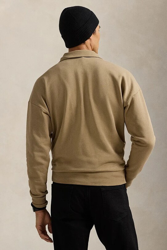 Bavlněný svetr Polo Ralph Lauren 710961601 béžová SS25