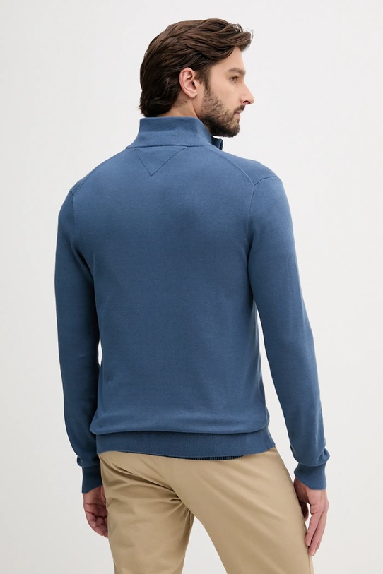 Ρούχα Βαμβακερό πουλόβερ Tommy Hilfiger MW0MW36517 μπλε