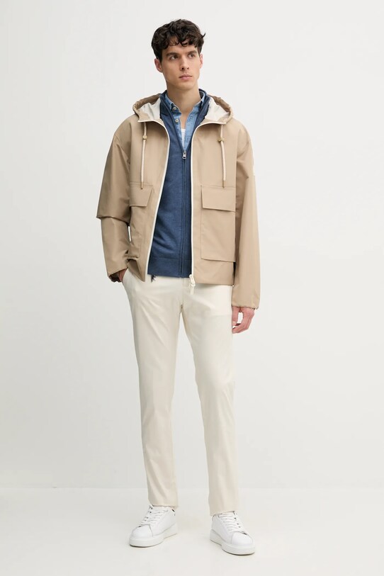 Βαμβακερό πουλόβερ Tommy Hilfiger MW0MW36517 μπλε SS25