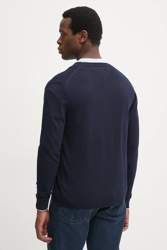 Odzież Tommy Hilfiger kardigan MW0MW37428 granatowy