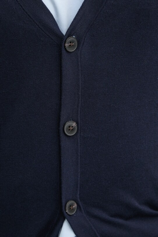 Kardigan Tommy Hilfiger MW0MW37428 námořnická modř