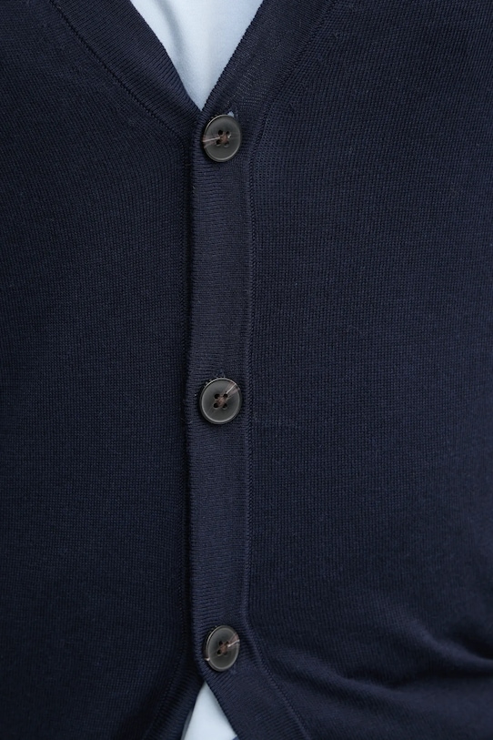 Tommy Hilfiger kardigan MW0MW37428 granatowy