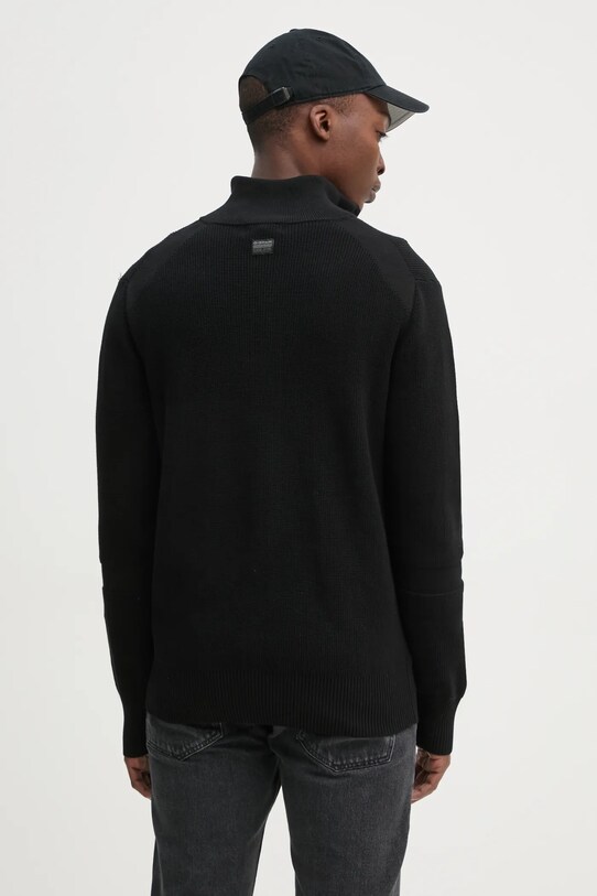 Îmbrăcăminte G-Star cardigan din bumbac D25746.C868 negru